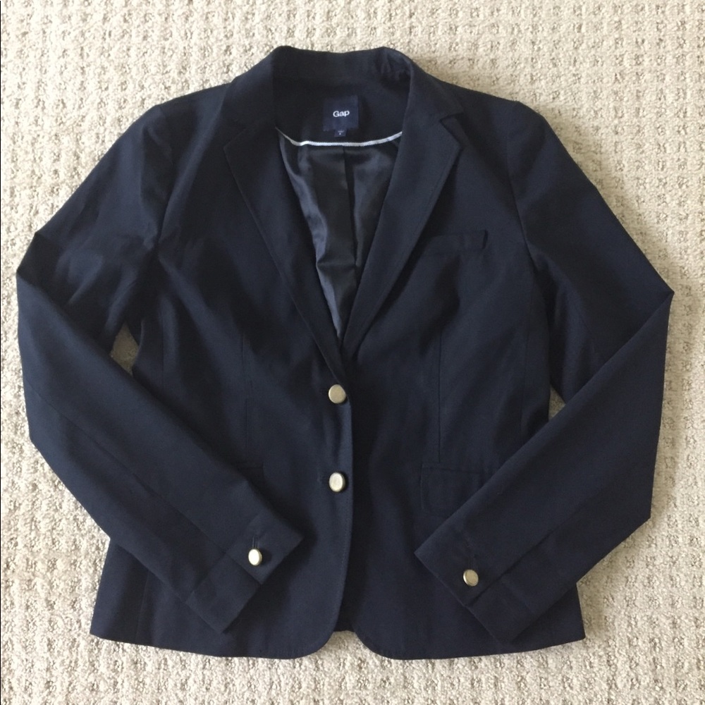 Gap navy blazer sz 6, worn once!